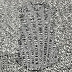 Antistar | Black & Grey Cap Sleeve Tunic